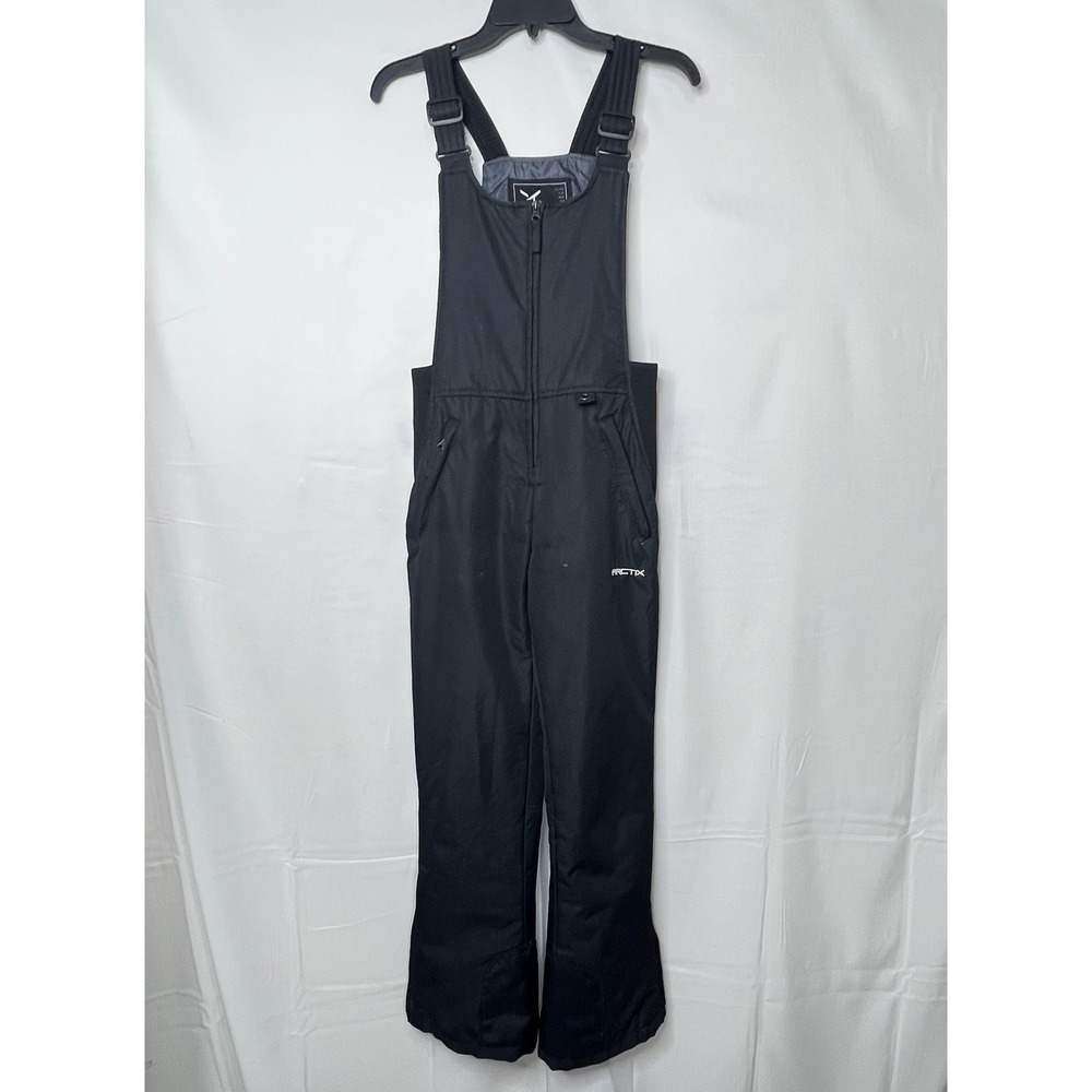 Arctix Black Snow Bibs Women M Insulated Ski Pants Winter Outdoor Mountain Cabin